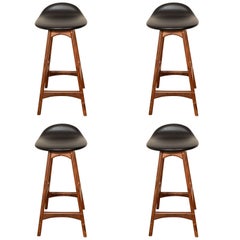 Set of Four OD61 Counter Stools by Erik Buch