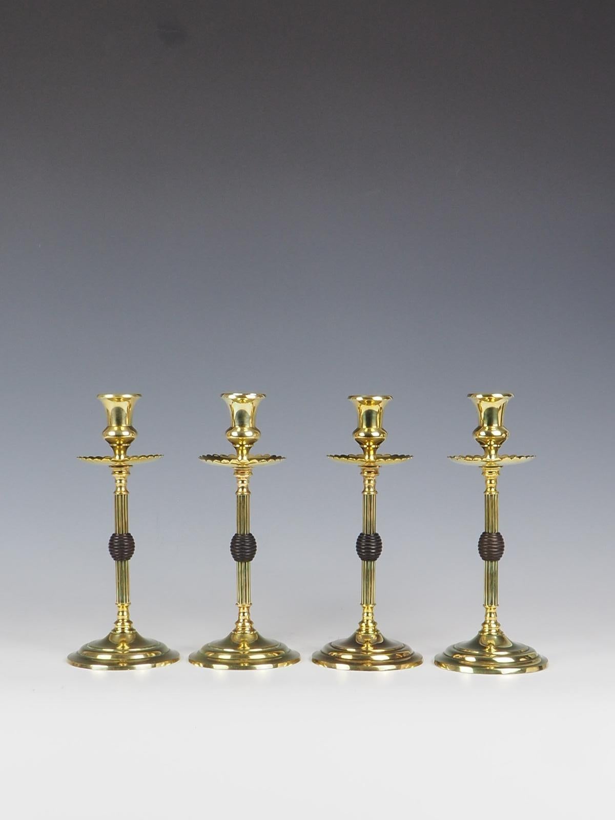 These exquisite Arts and Crafts Beehive Design Candle Holders are a perfect addition to any home. Crafted with meticulous attention to detail, these candle holders showcase a unique beehive design that adds a touch of elegance and sophistication to
