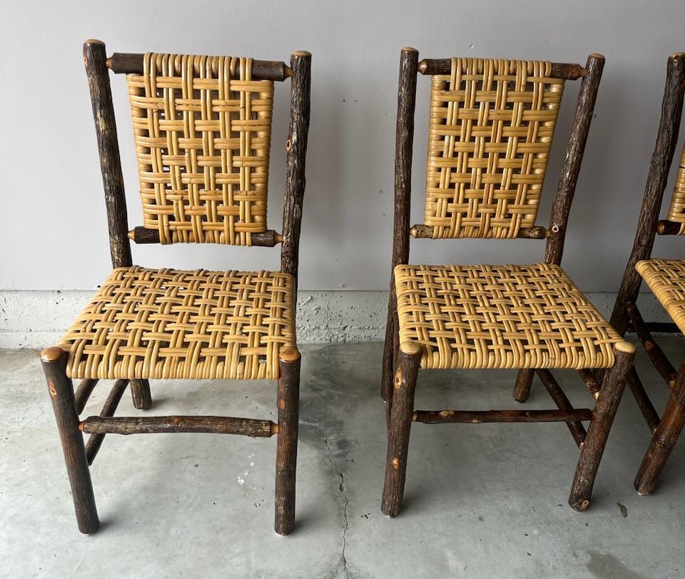 Adirondack Set of Four Old Hickory Chairs