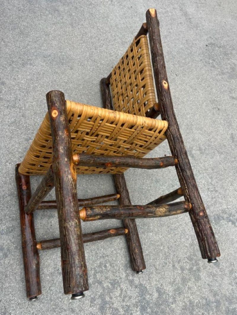 Mid-20th Century Set of Four Old Hickory Chairs