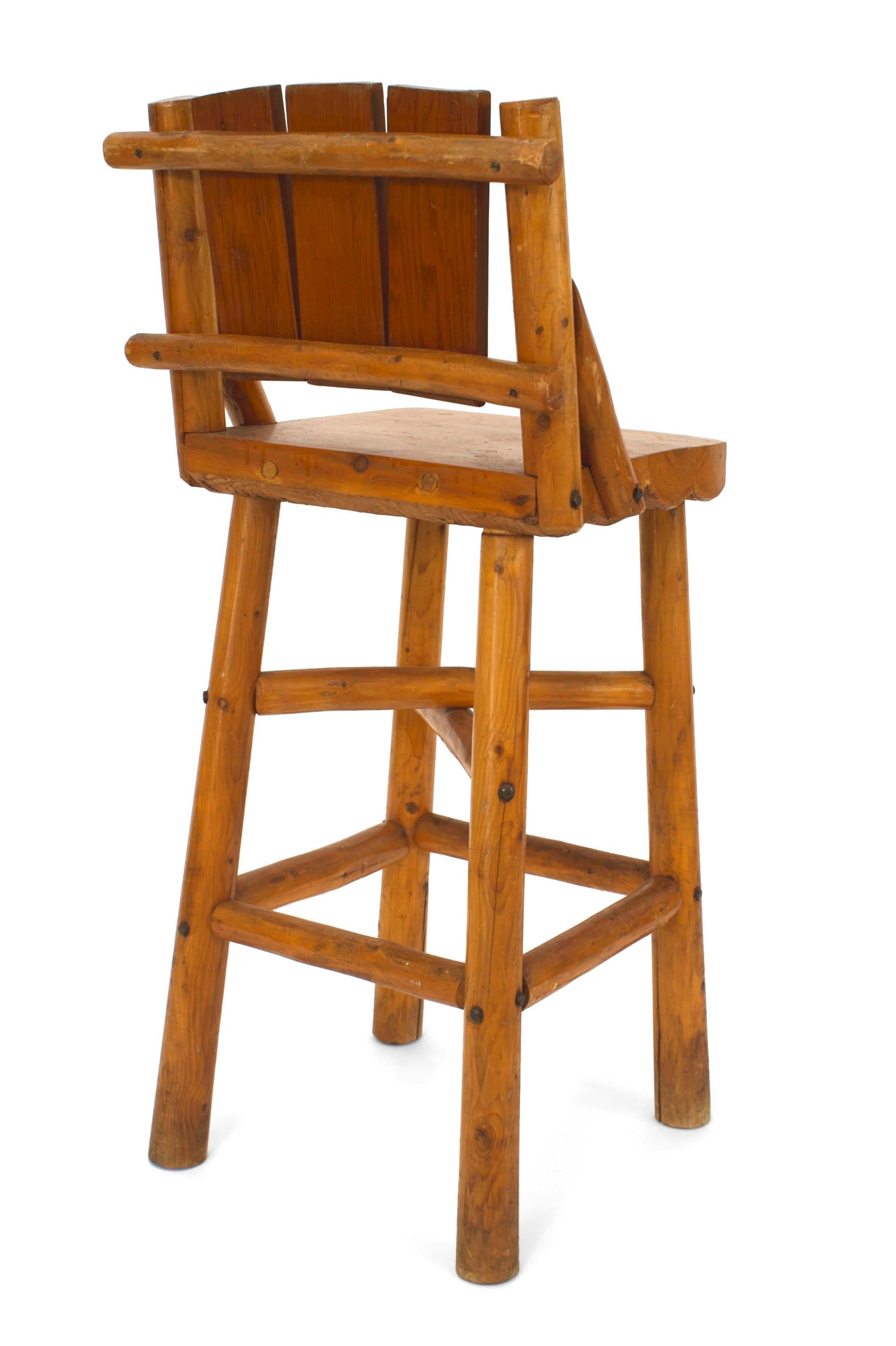 old hickory bar stools