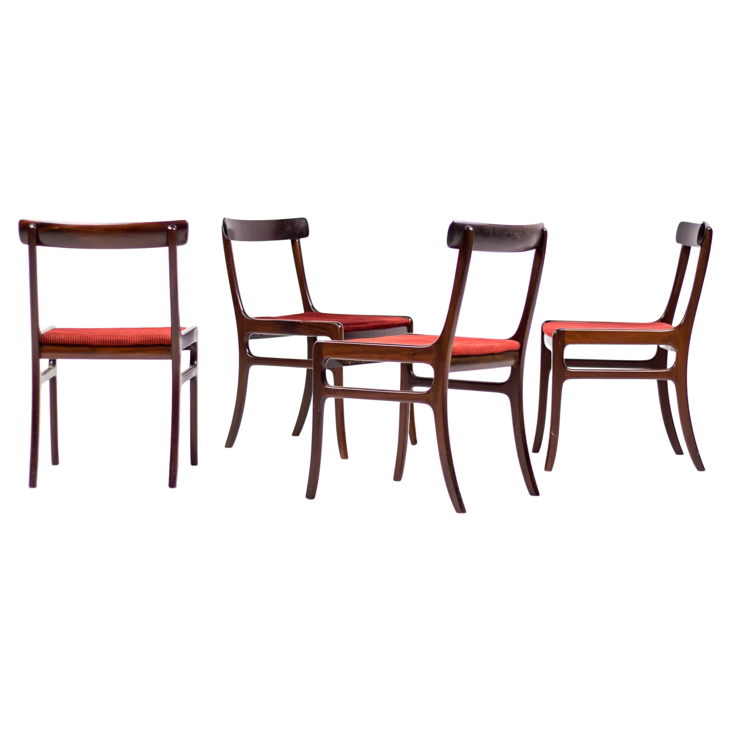 Set of Four Ole Wanscher 'Rungstedlund' Chairs