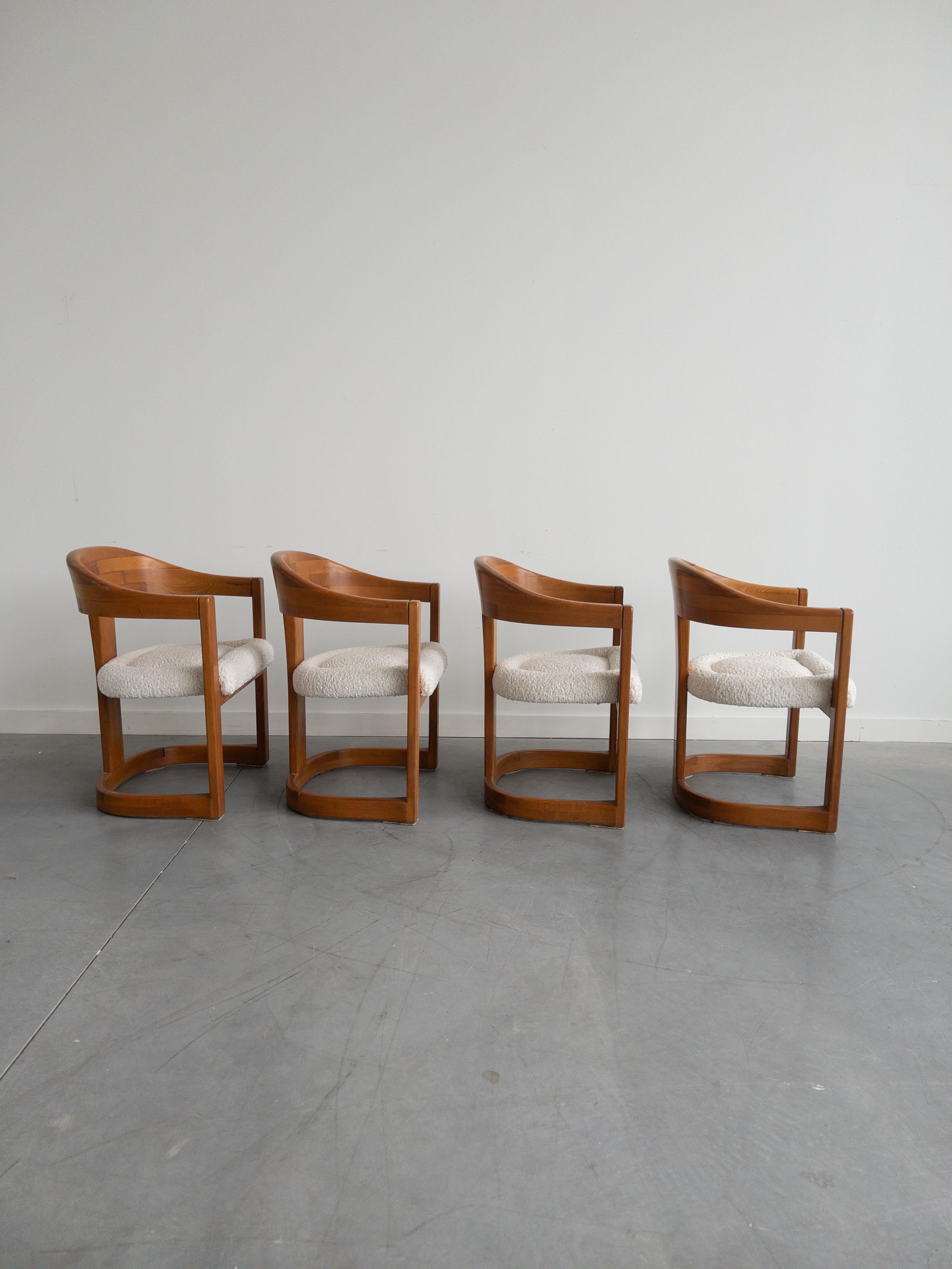 Set di quattro sedie Onasis di Karl Springer In condizioni buone in vendita a New York, NY