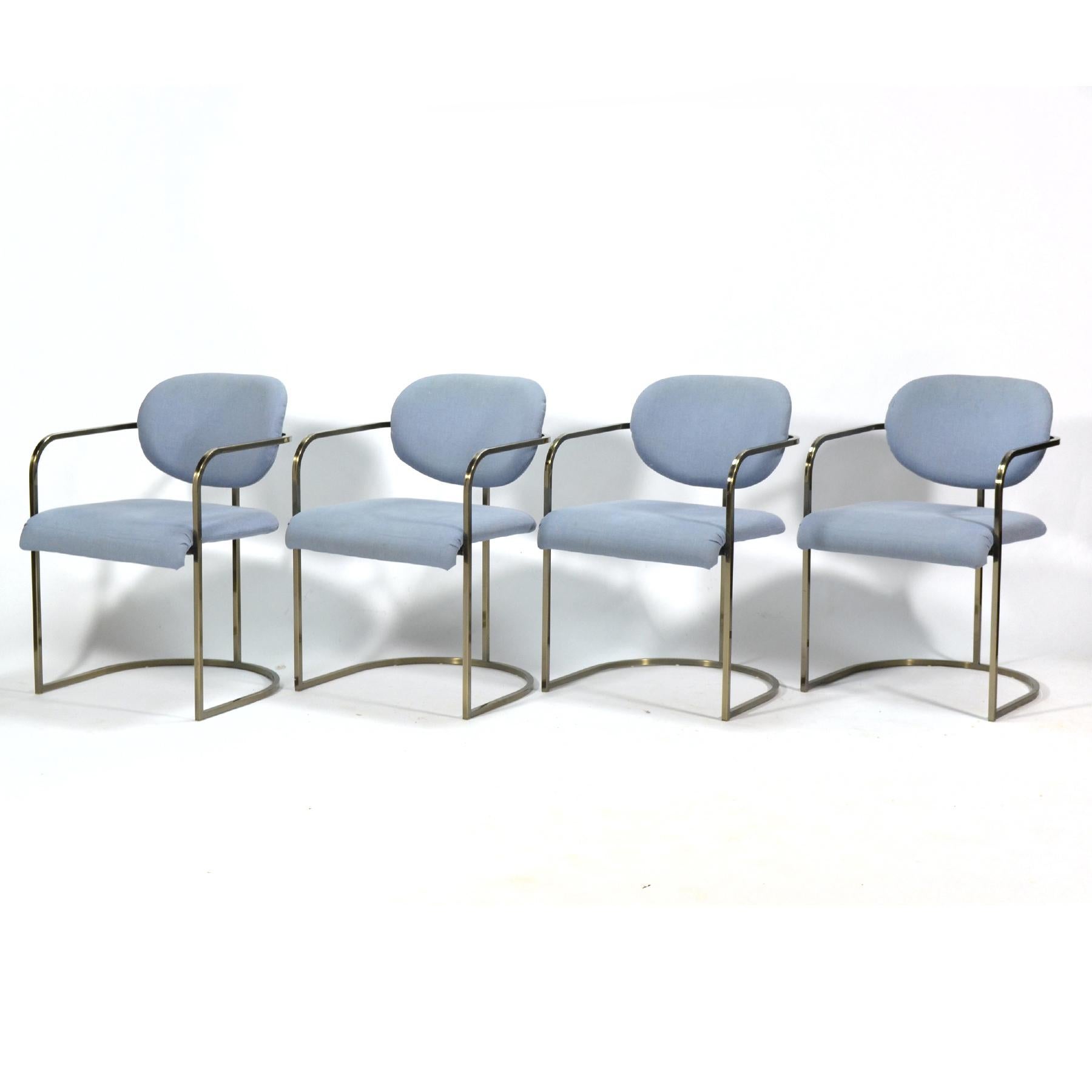Mid-Century Modern Set of Four or Eight Armchairs by Design Institute America For Sale