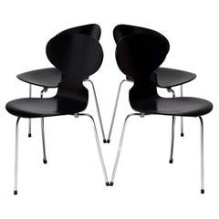Set of Four Original 3100 'Ant' Chairs by Arne Jacobsen for Fritz Hansen