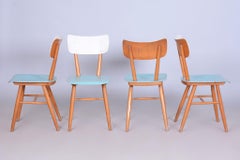 Set di quattro sedie da pranzo originali del metà secolo, Beeche, Repubblica Ceca, anni '1950