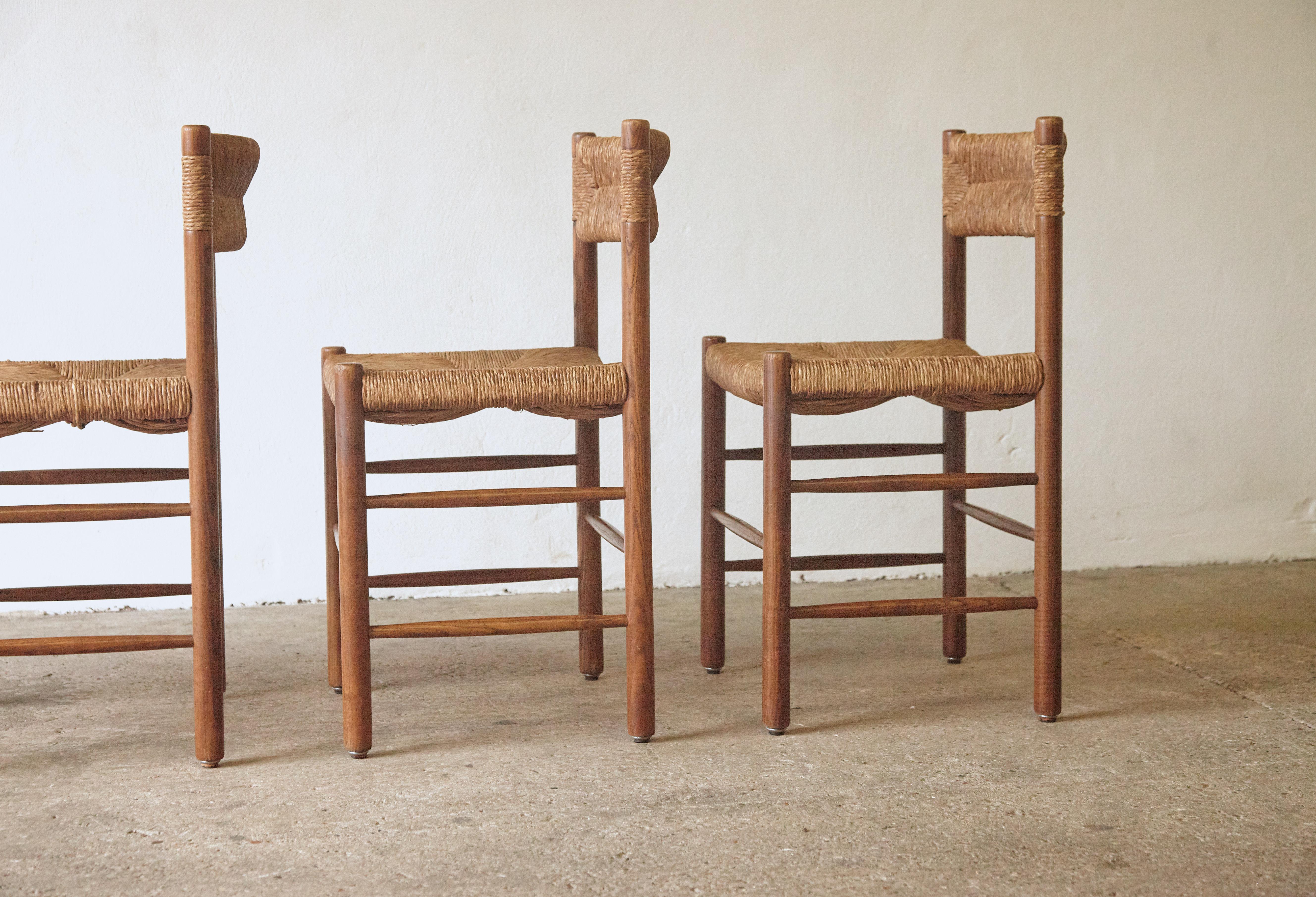 Set of Four Original Robert Sentou Dordogne Chairs, France, 1960s 7