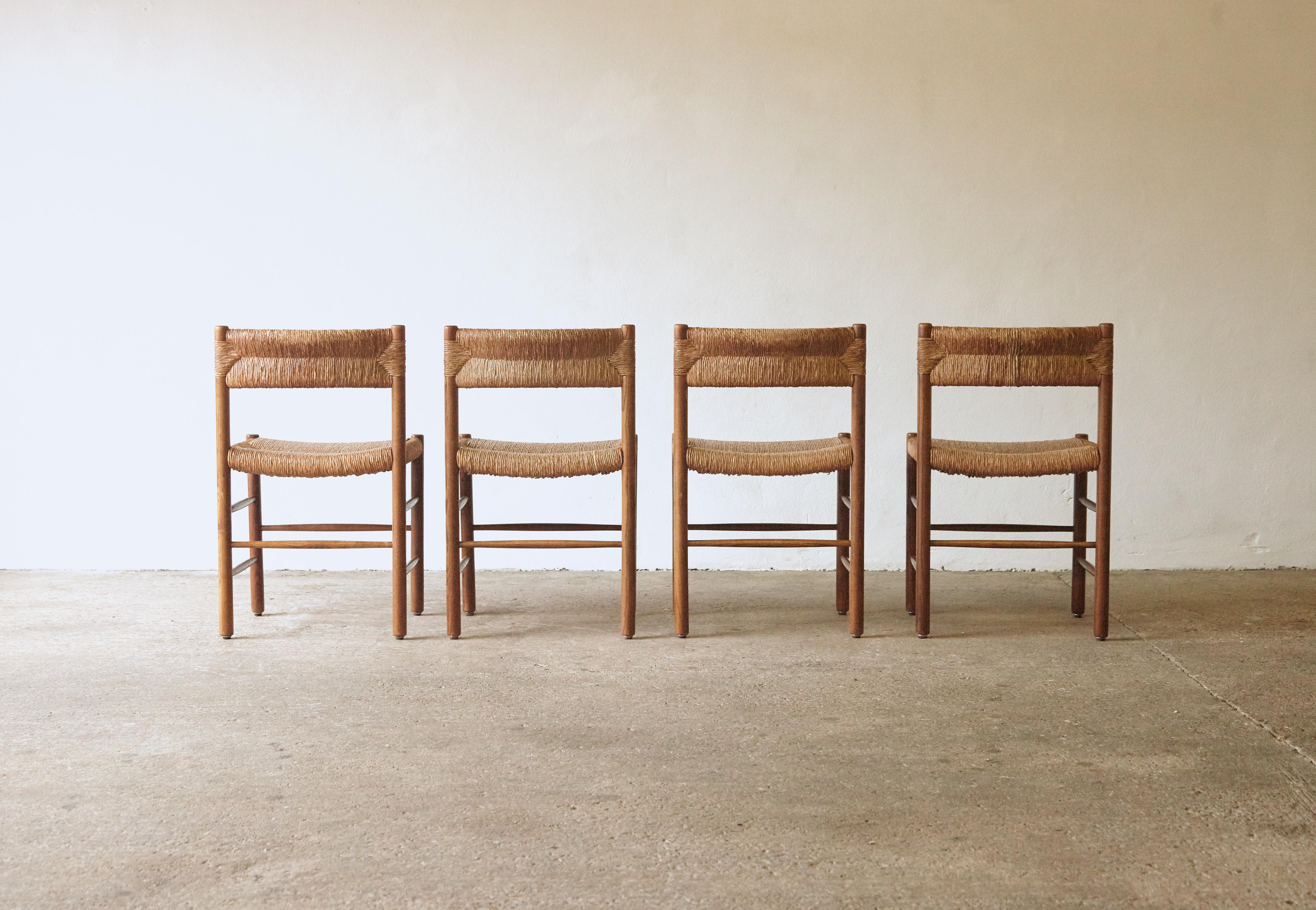 Set of Four Original Robert Sentou Dordogne Chairs, France, 1960s In Good Condition In London, GB