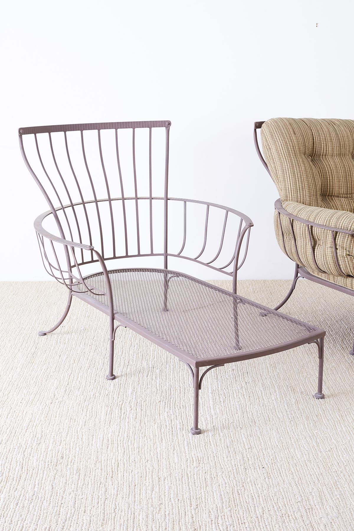 Set of Four O.W. Lee Monterra Chaise Lounges 1