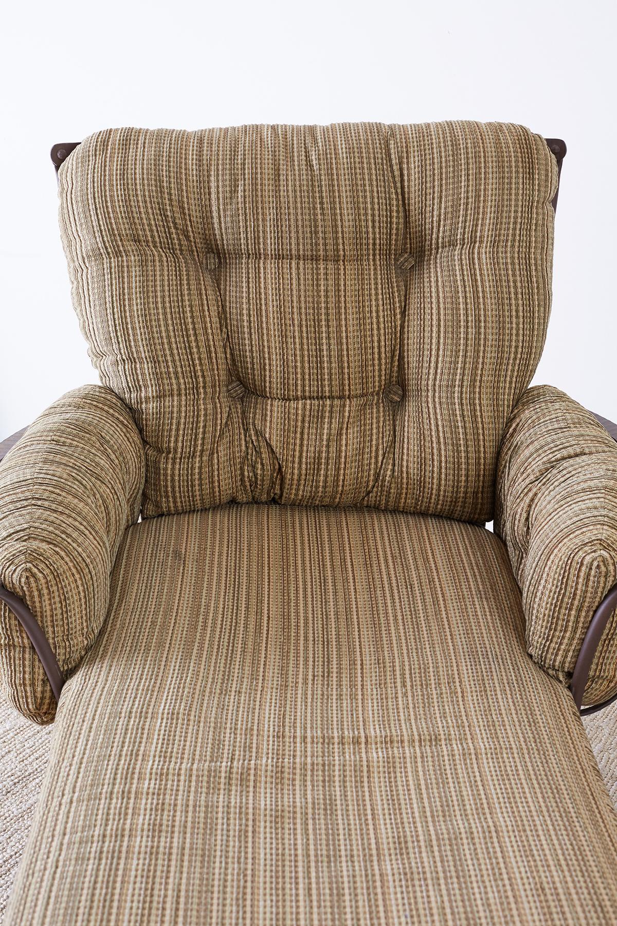 Hollywood Regency Set of Four O.W. Lee Monterra Chaise Lounges