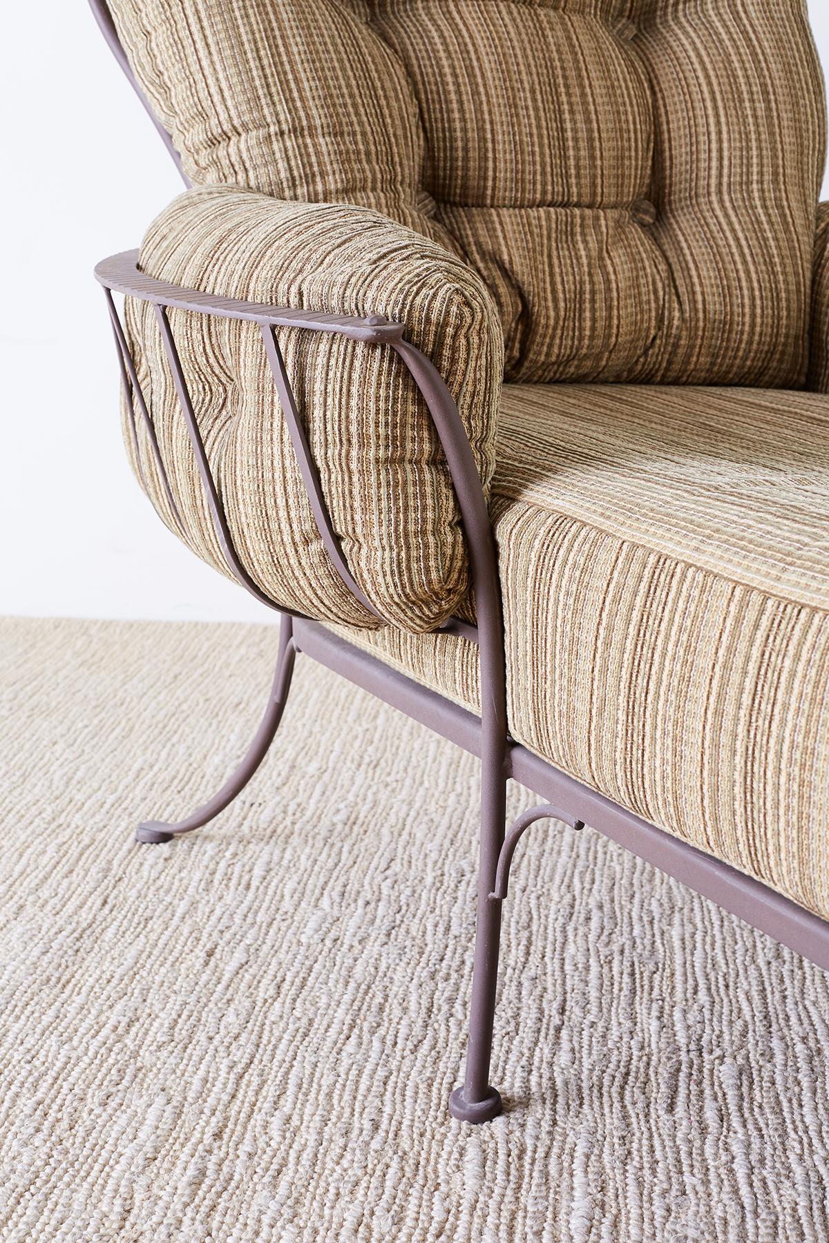 Hand-Crafted Set of Four O.W. Lee Monterra Chaise Lounges