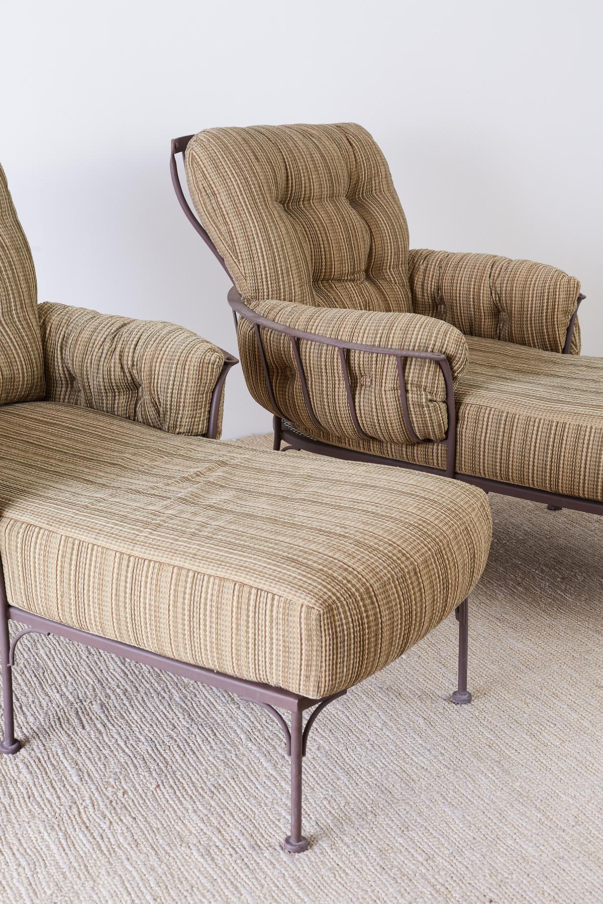 20th Century Set of Four O.W. Lee Monterra Chaise Lounges