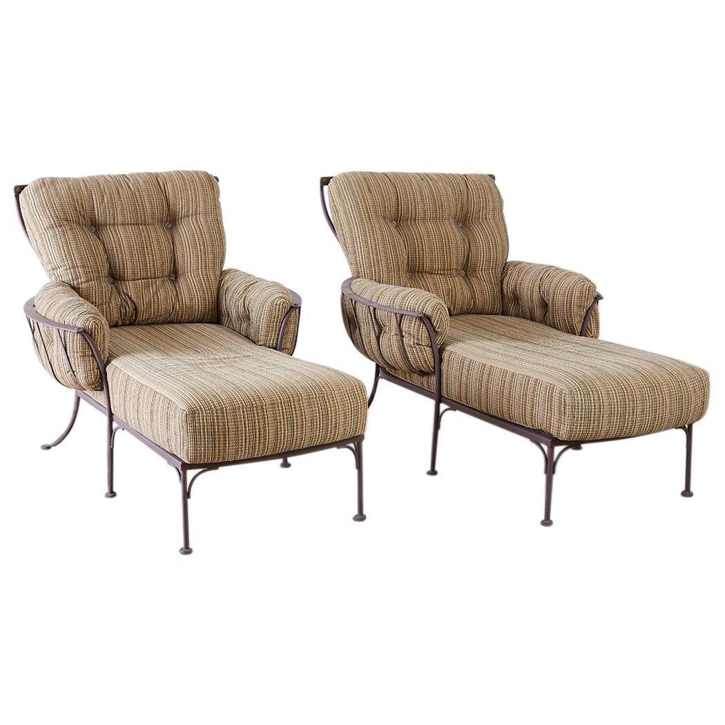 Set of Four O.W. Lee Monterra Chaise Lounges