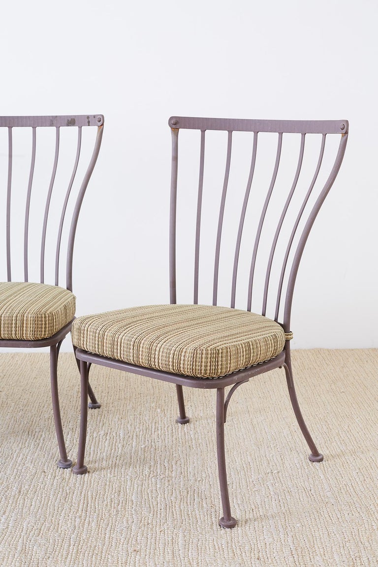 Set of Four O.W. Lee Patio Garden Dining Chairs at 1stDibs