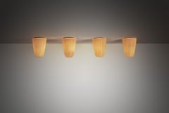 Satz von vier Paavo Tynell Modell "2048" Deckenleuchten, Finnland Mitte des 20.