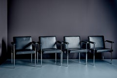 Set of Four Paddle Armchairs by George Nelson for Herman Miller