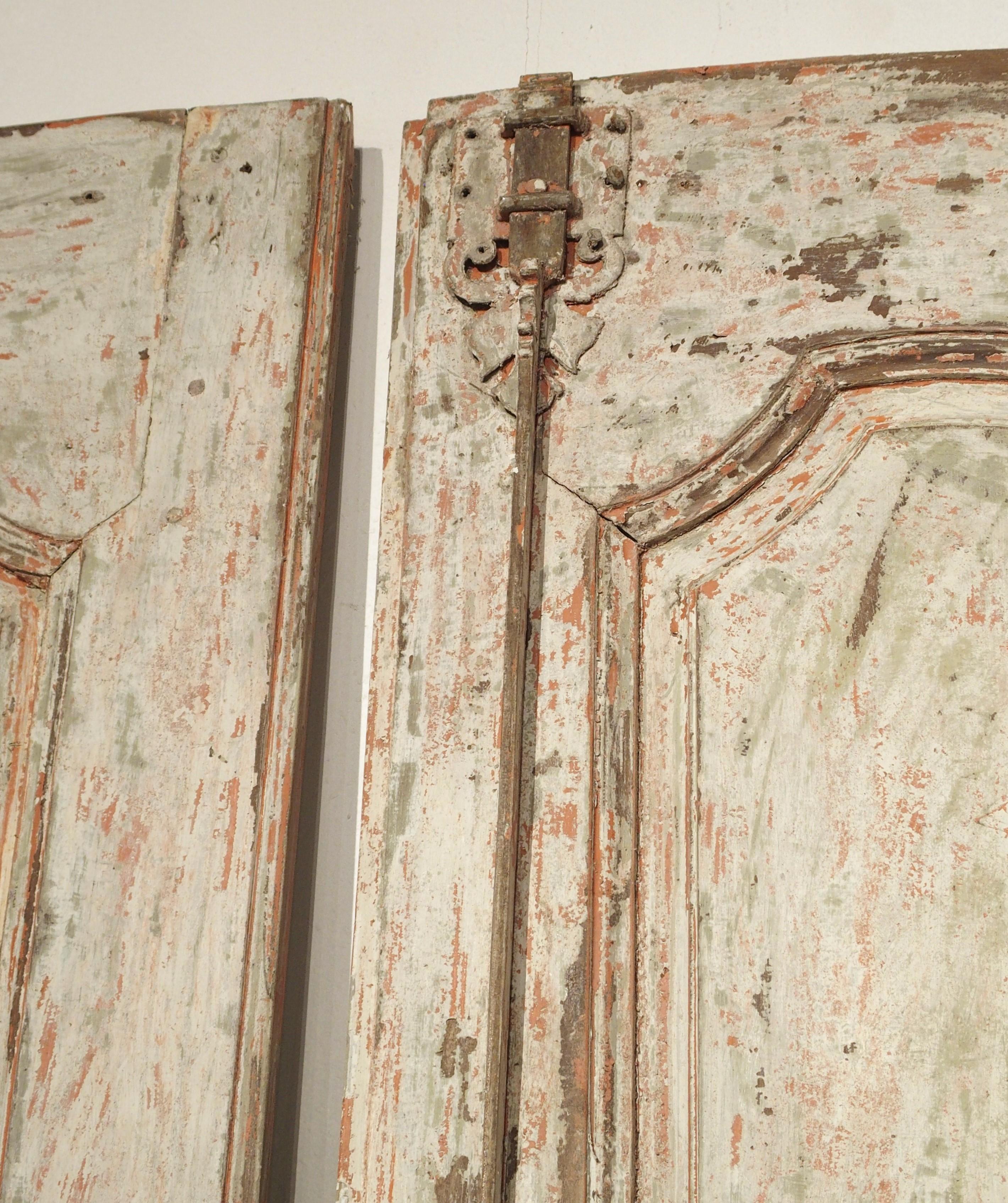 Conjunto de cuatro puertas interiores pintadas del siglo XVIII procedentes de Provenza, Francia 7