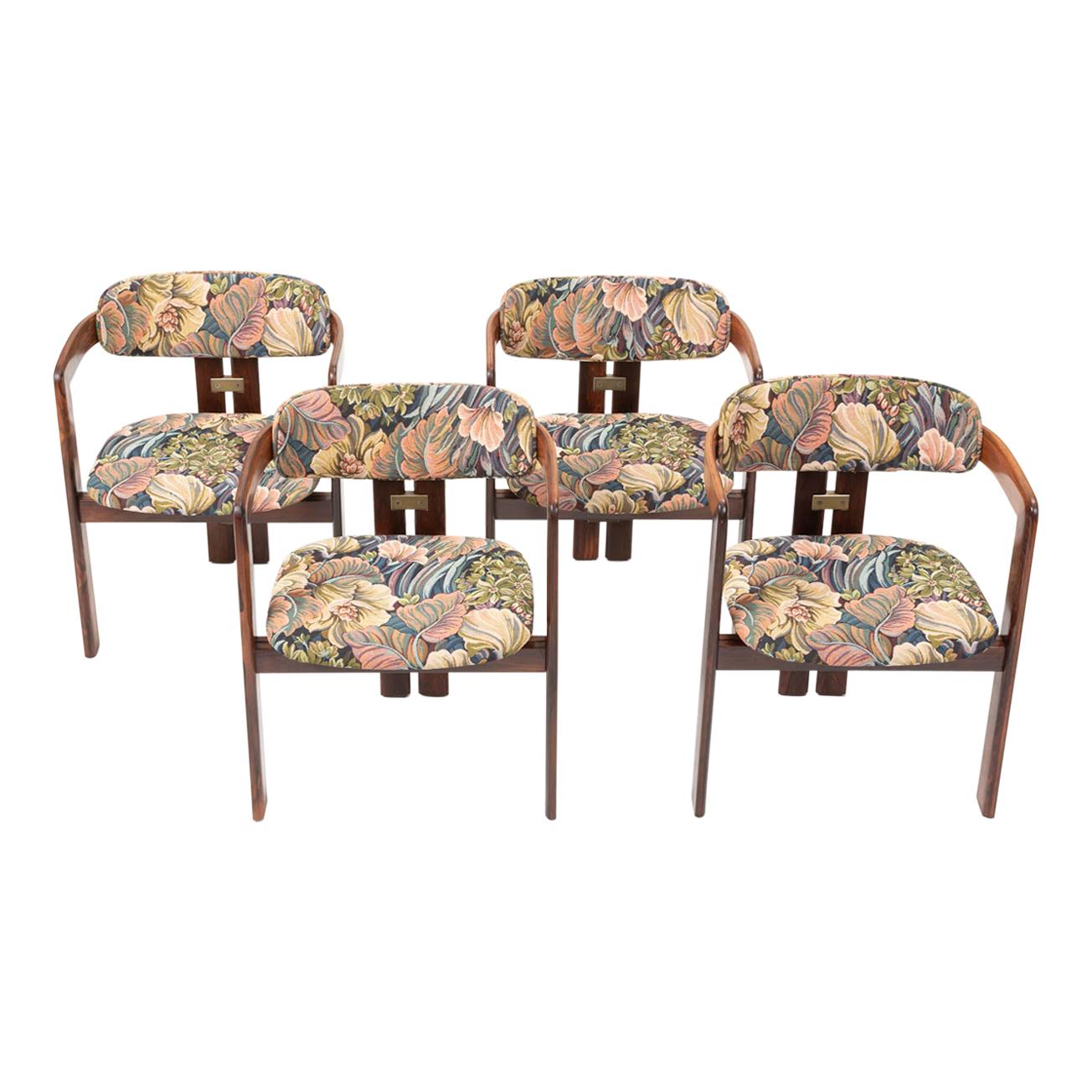 Set of Four Augusto Savini for Pozzi 'Pamplona' Chairs