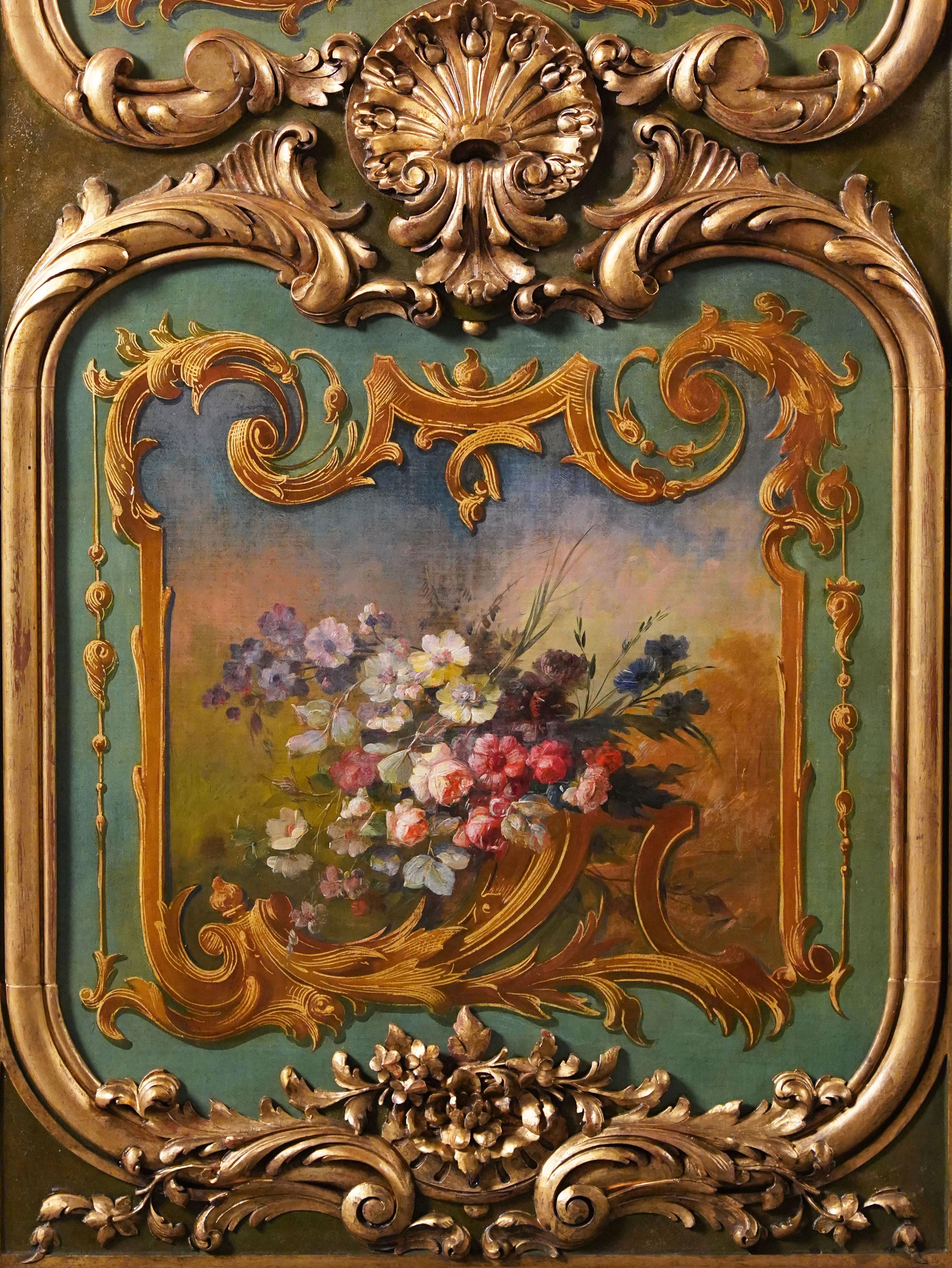 Set of Four Panels decorated with Allegories of art, France, Circa 1865 For Sale 4