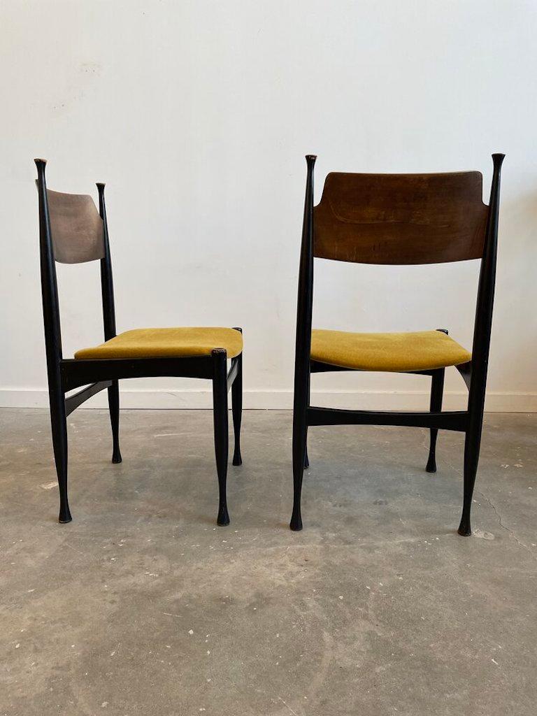 Set of Four Paolo Buffa 'Attr.' Dining Chairs In Good Condition In Long Island City, NY