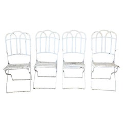 Used Set of Four Parisian Cafe Chairs