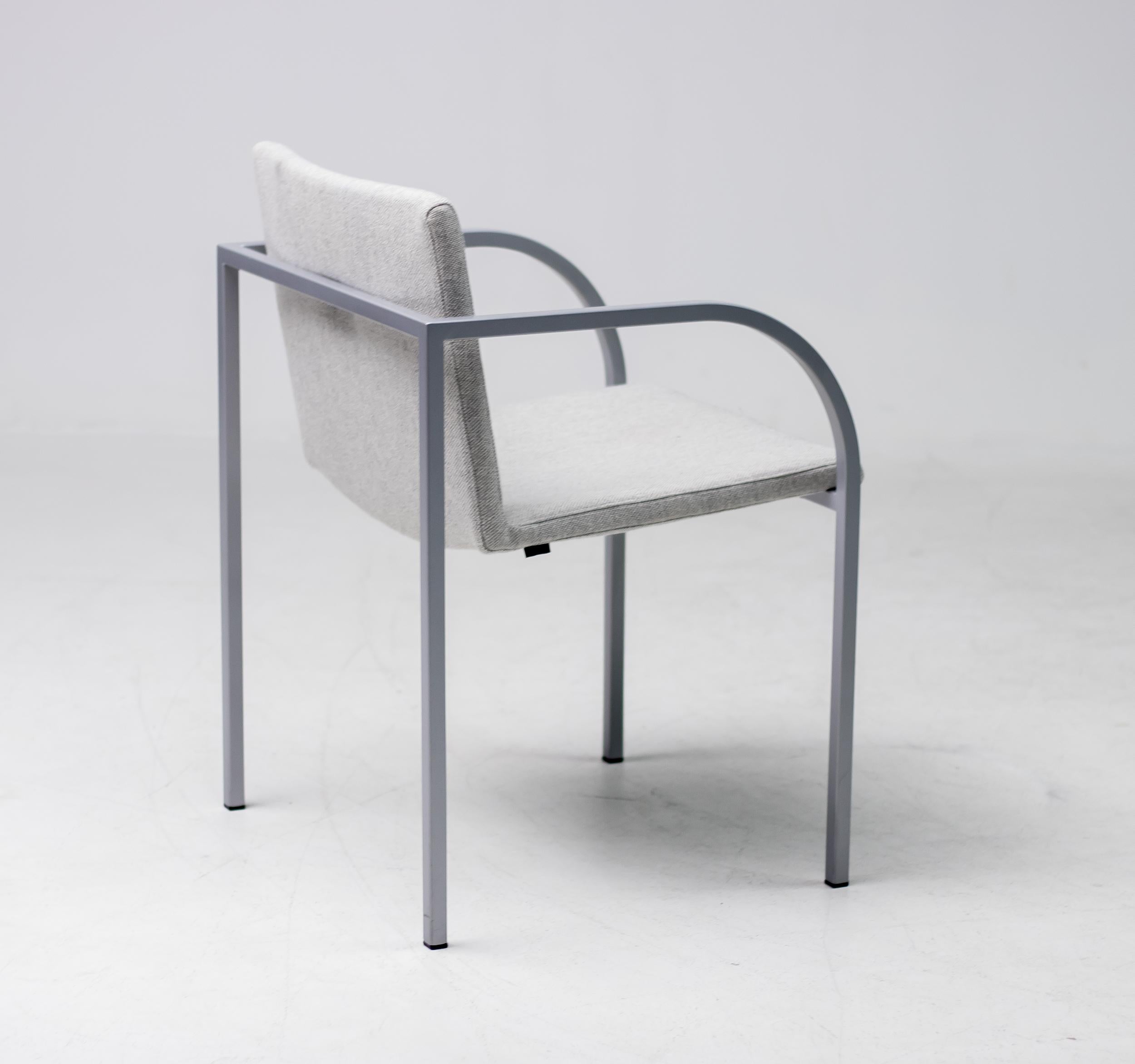 Enameled Set of Four Pastoe Chairs by Shiro Kuramata