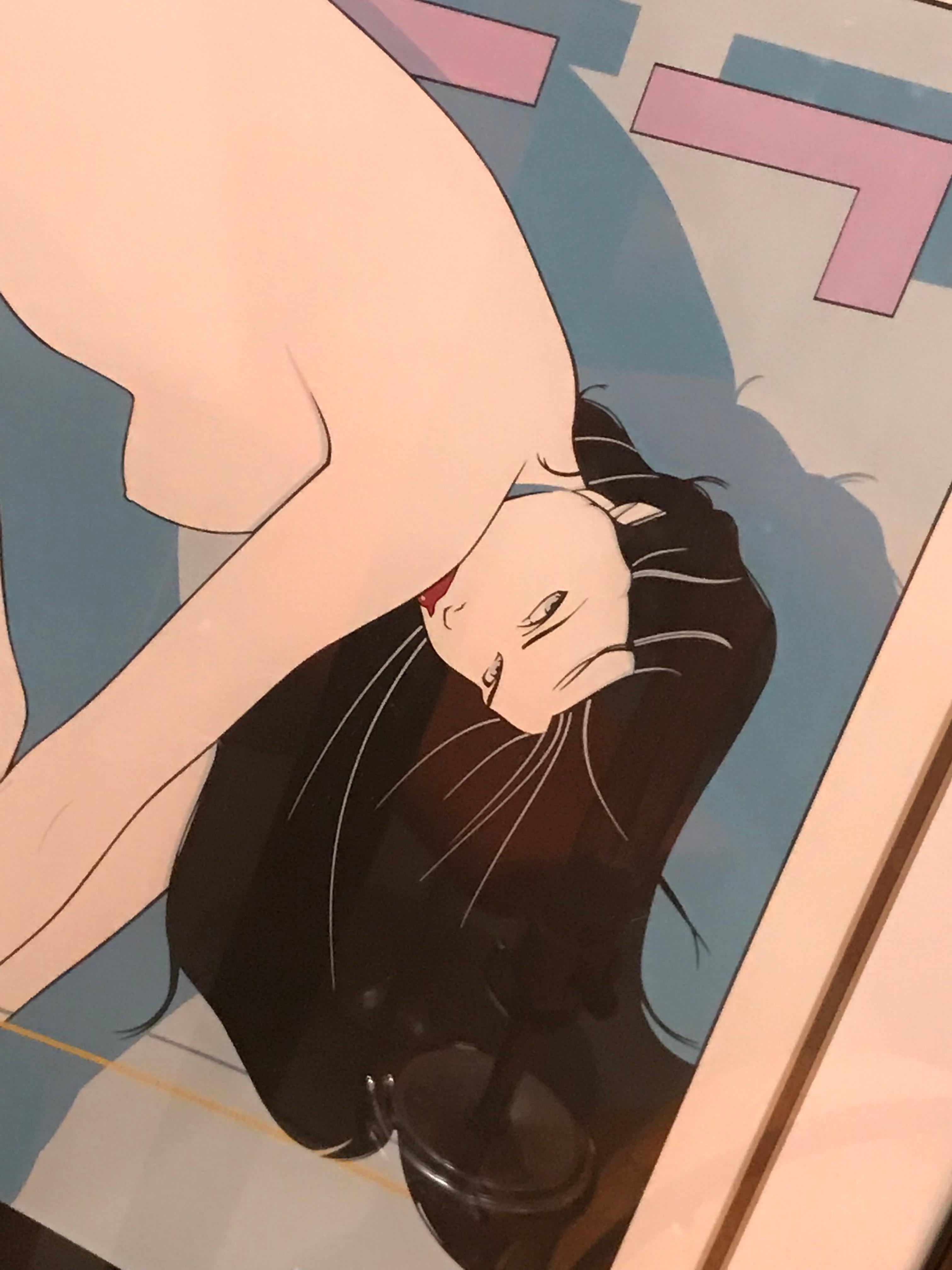 Set of Four  Patrick Nagel Prints 