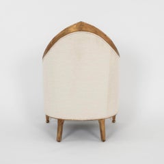 Set of Four Paul Follot Art Deco Gilt Bergeres