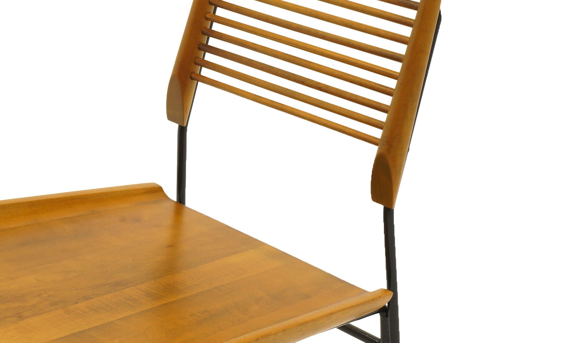 Mid-20th Century Set of Four Paul McCobb Dining Chairs Called Shovel Chairs Excellent Condition