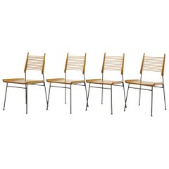 Set of Four Paul McCobb Dining Chairs Called Shovel Chairs Excellent Condition