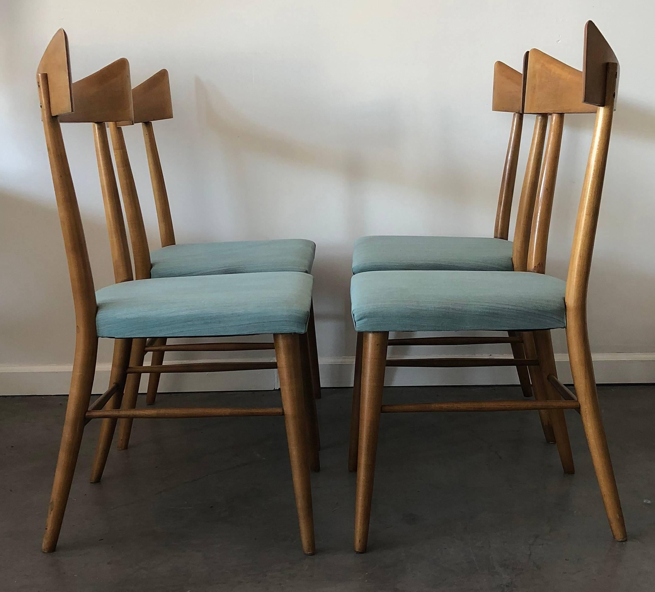 Mid-Century Modern Set of Four Paul McCobb for Planner Group Dining Chairs