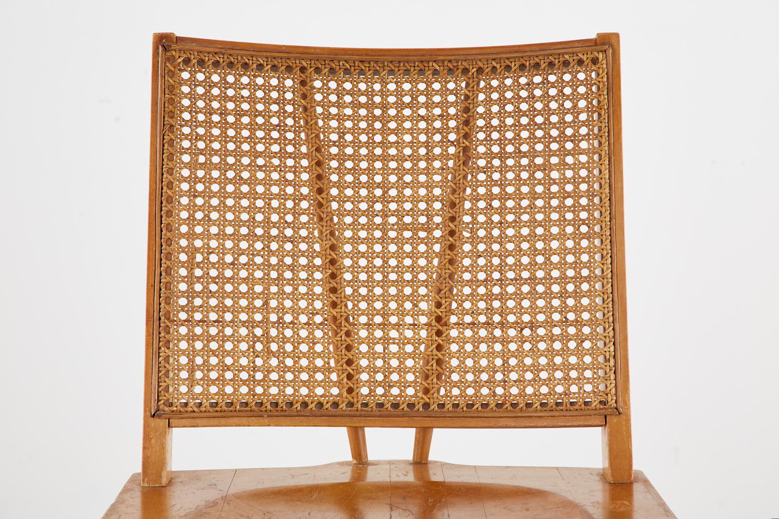 Set of Four Paul McCobb Maple Dining Chairs 5