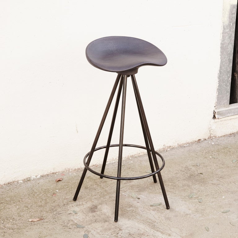 Set of Four Pepe Cortes Contemporary Jamaica Black Stool for BD