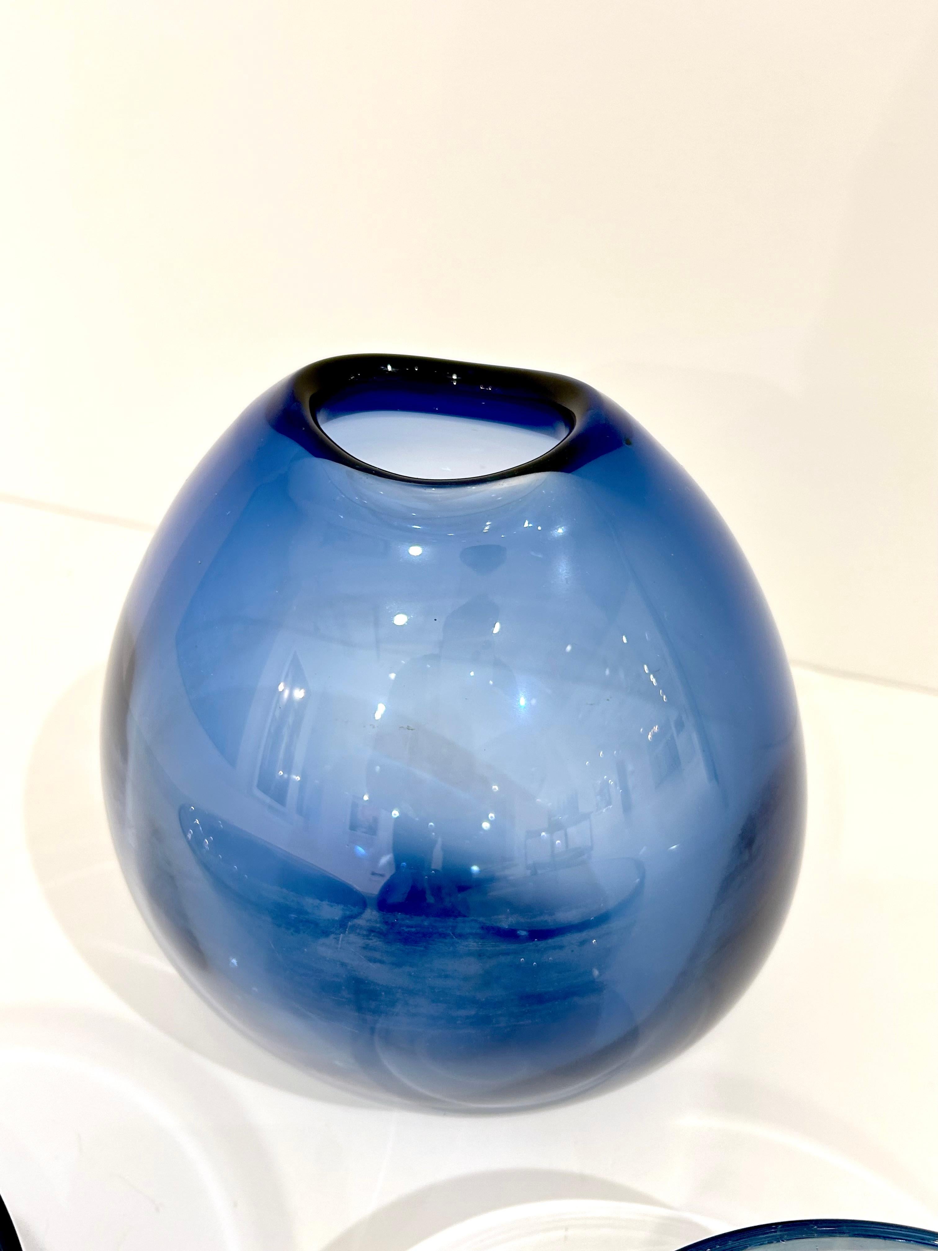 Set of Four Per Lutken for Holmegaard Glass Pieces en venta 4