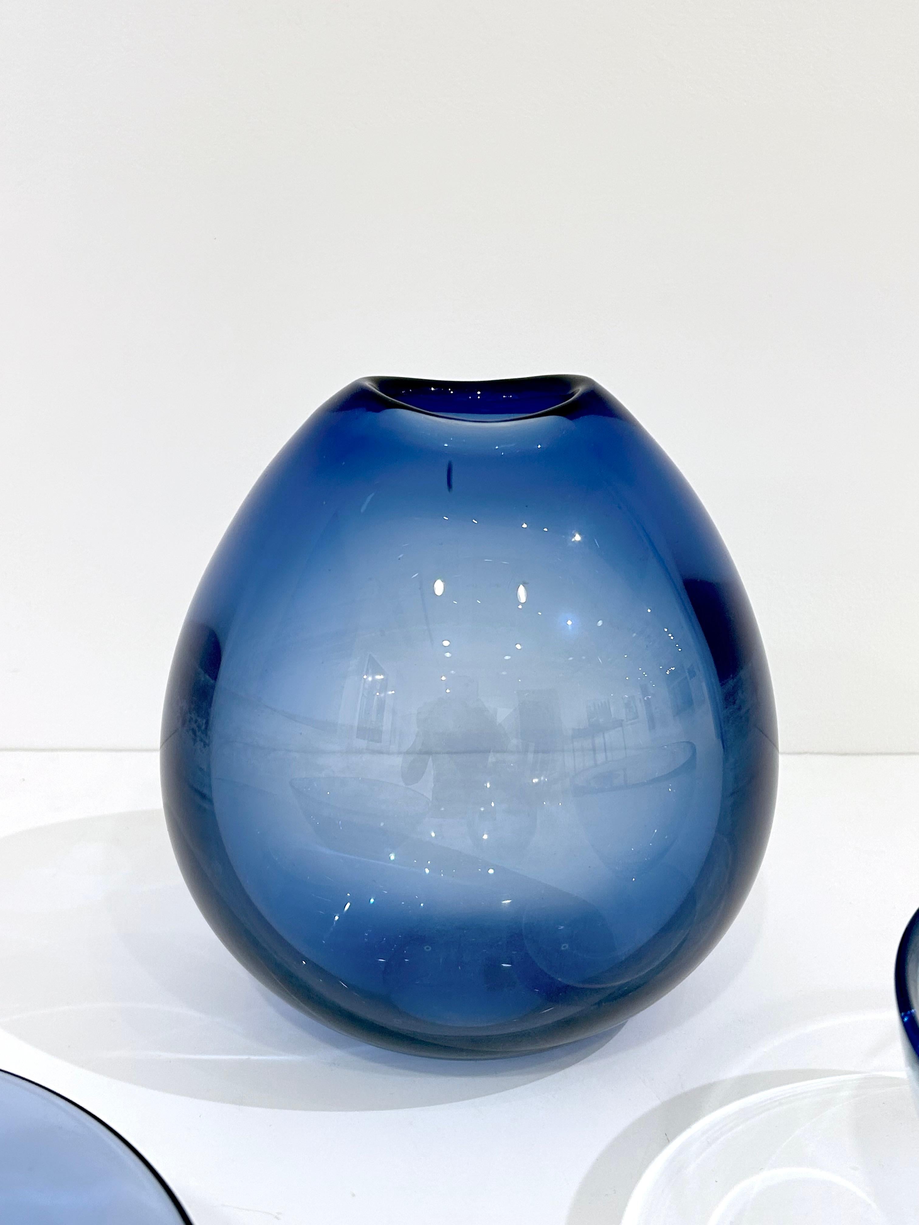 Set of Four Per Lutken for Holmegaard Glass Pieces en Bueno estado para la venta en New York, NY