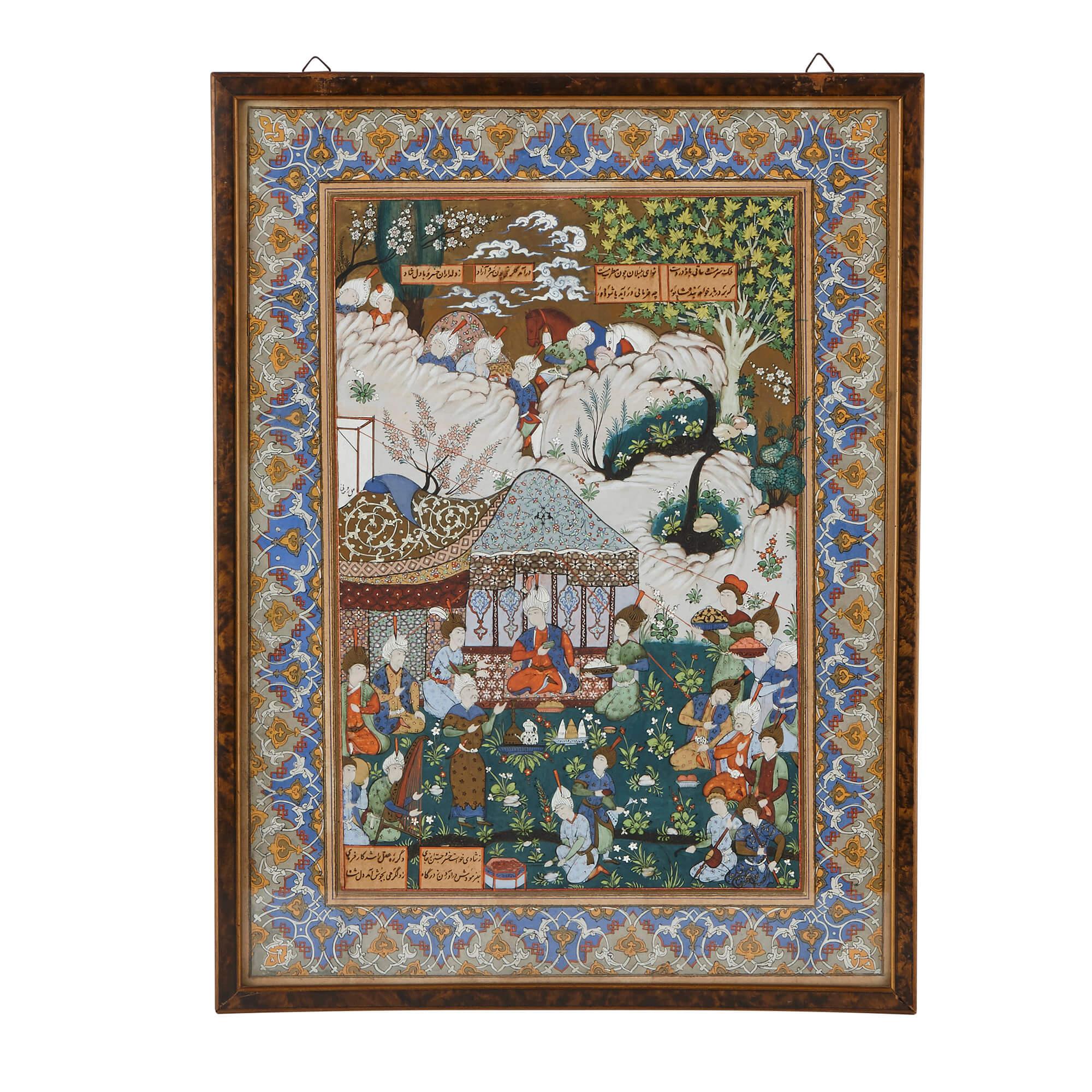set of four paintings