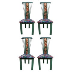 Retro Set of Four Pierre Cardin Style Designed Chairs, 1970s