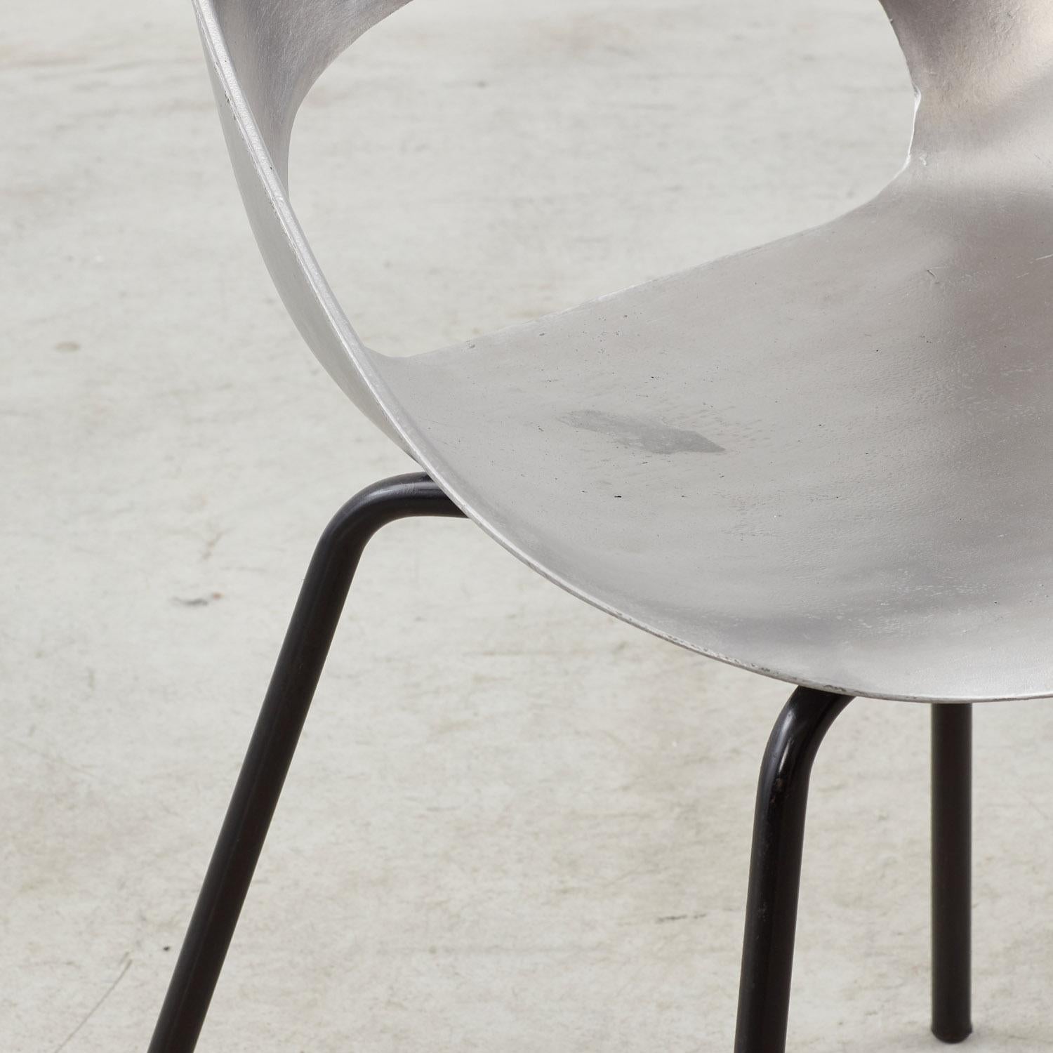 Set of four Pierre Guariche Tulip chairs for Steiner, France, 1950s 2
