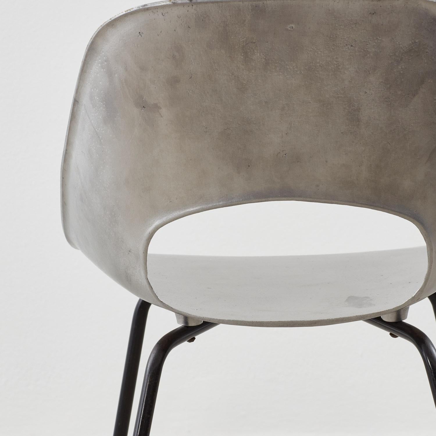 Set of four Pierre Guariche Tulip chairs for Steiner, France, 1950s 4