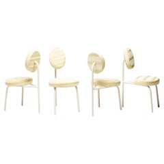Juego de cuatro sillas de comedor "Champán" de Piet Hein Eek
