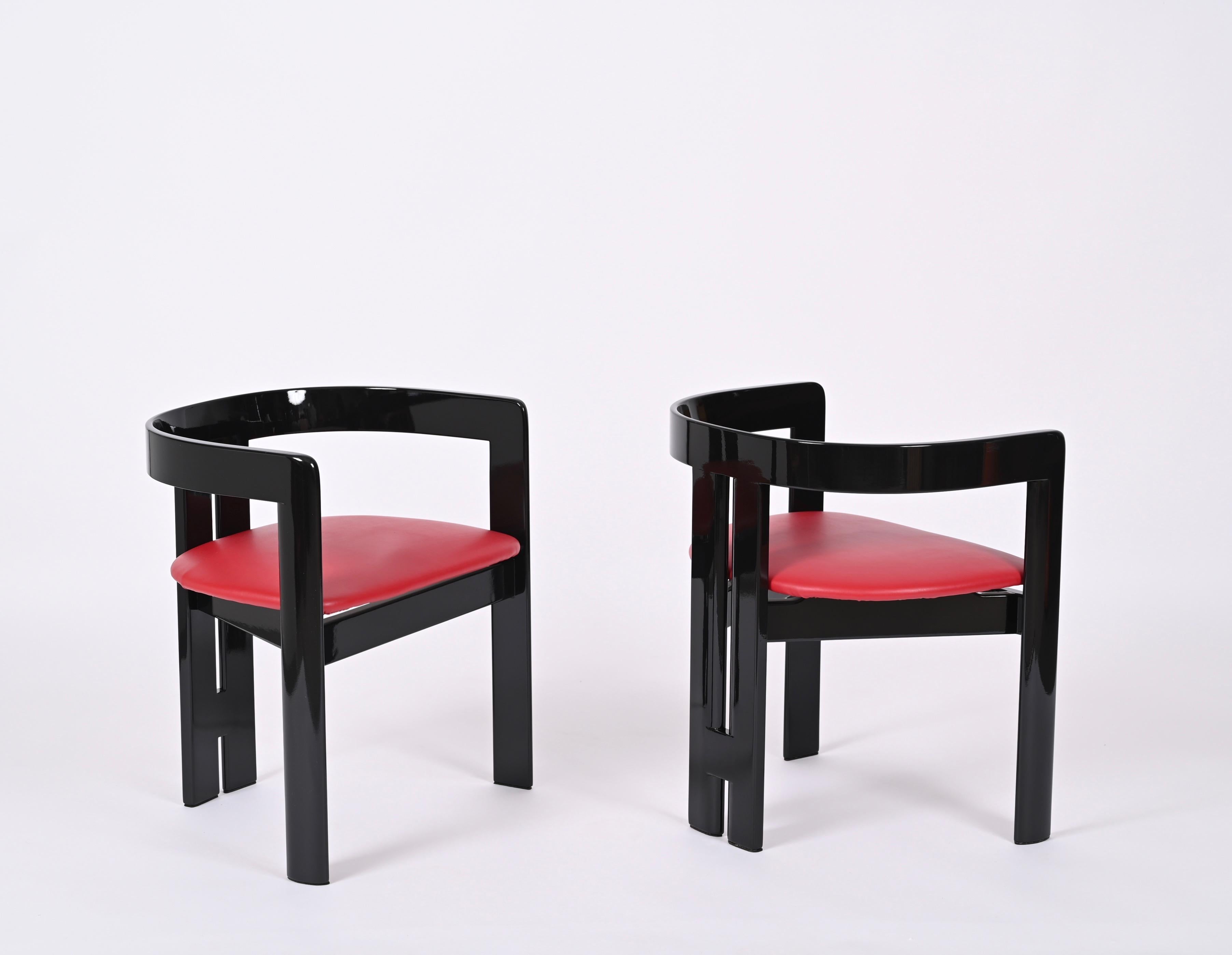 Set of Four Pigreco Chairs by Afra & Tobia Scarpa for Gavina, Italy 1960s For Sale 4