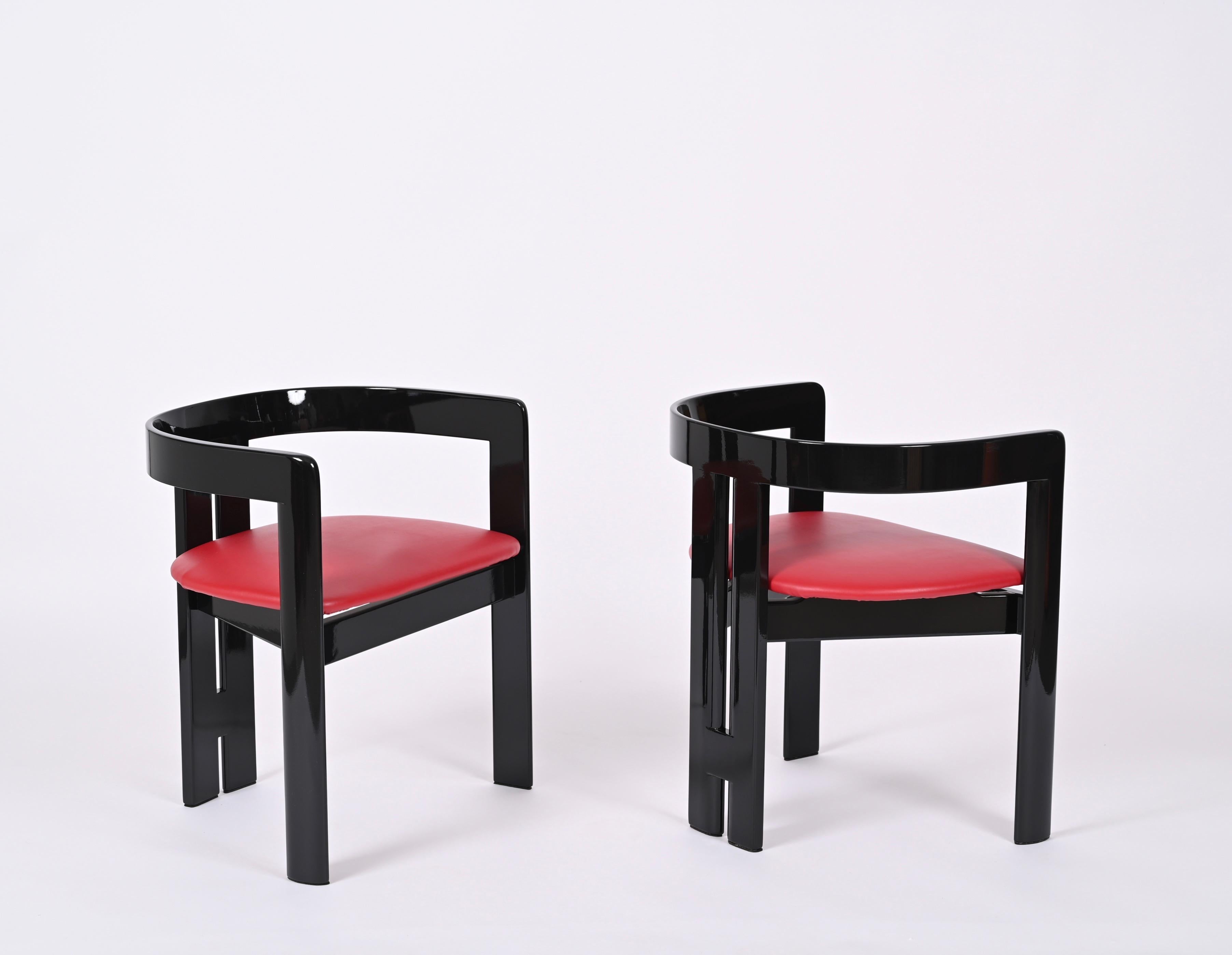 Set of 4 Pigreco Chairs by Afra & Tobia Scarpa for Gavina, Italy 1960s For Sale 4