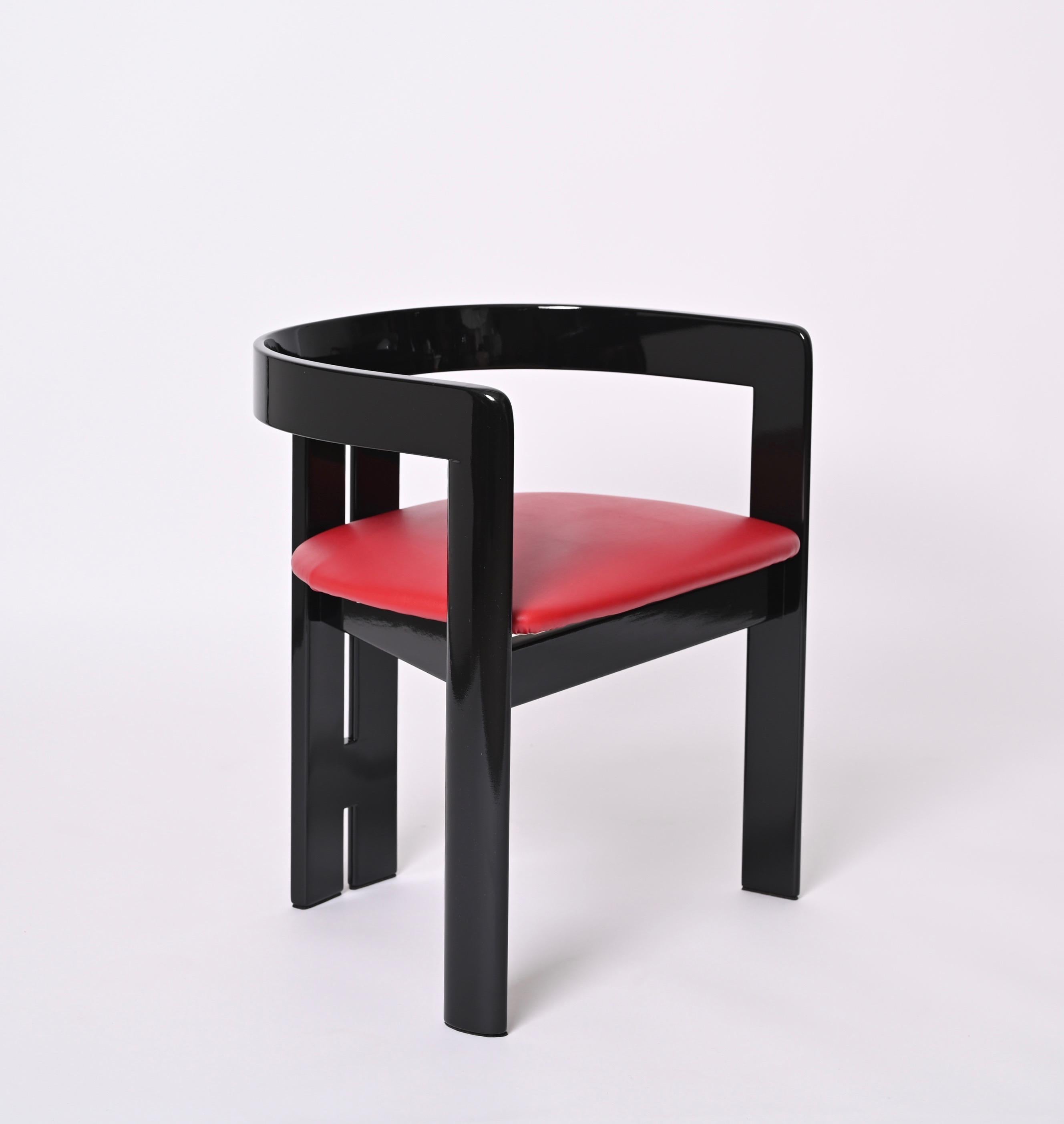 Set of 4 Pigreco Chairs by Afra & Tobia Scarpa for Gavina, Italy 1960s In Good Condition For Sale In Roma, IT