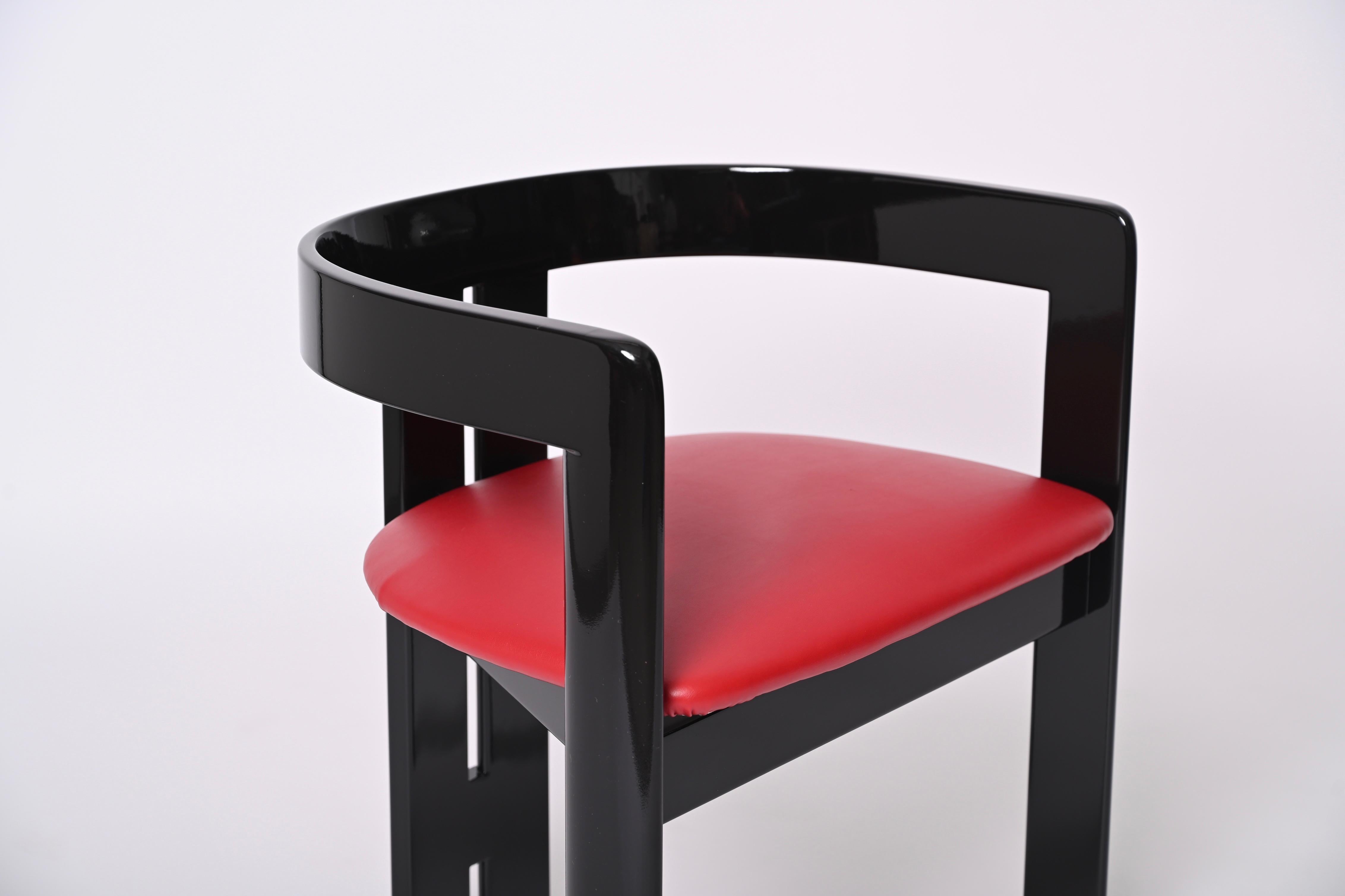 20th Century Set of 4 Pigreco Chairs by Afra & Tobia Scarpa for Gavina, Italy 1960s For Sale
