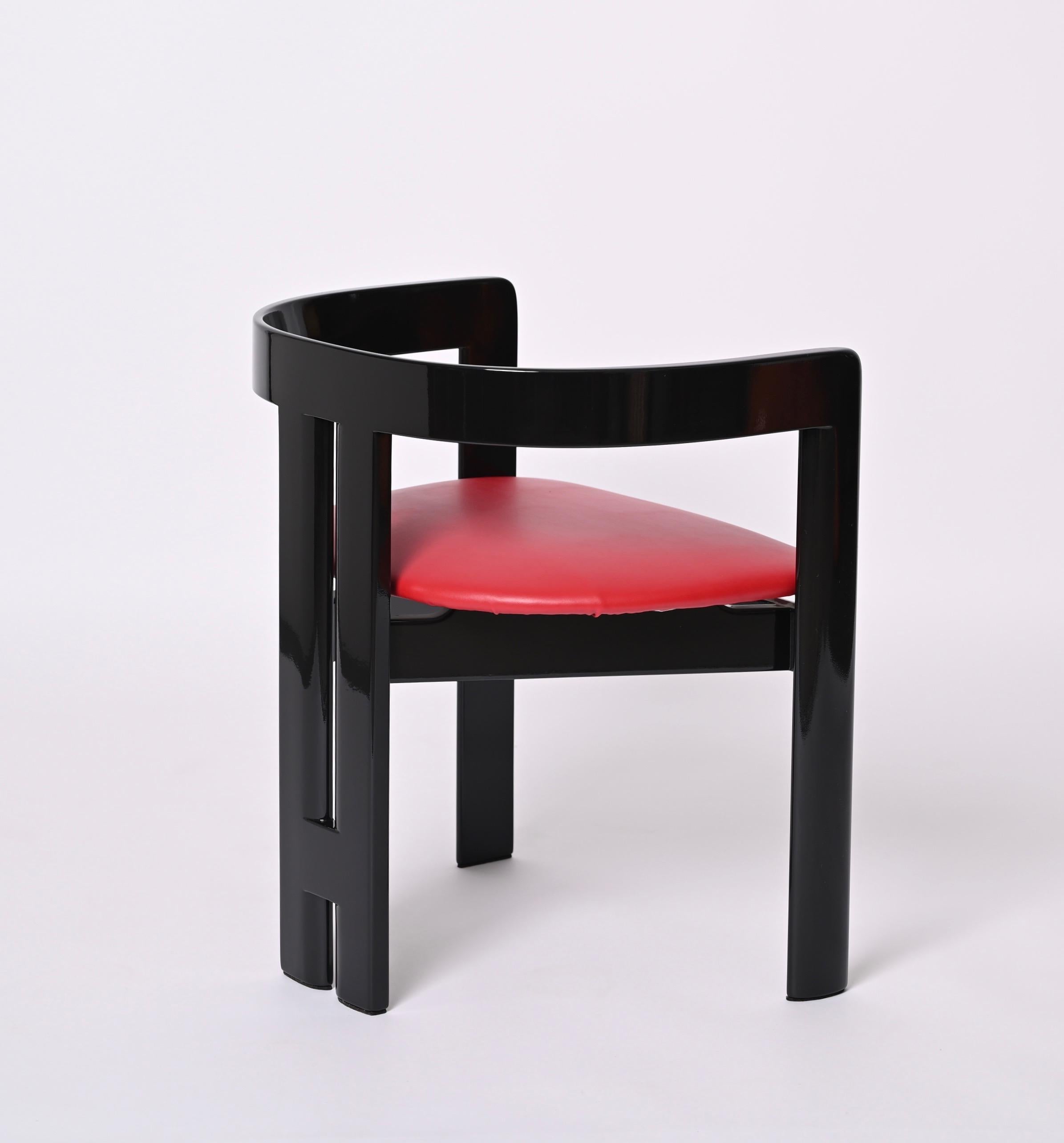 Set of 4 Pigreco Chairs by Afra & Tobia Scarpa for Gavina, Italy 1960s For Sale 1