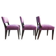 Set of Four Pink Modern Dining Chairs from Costantini, Bruno, in Stock