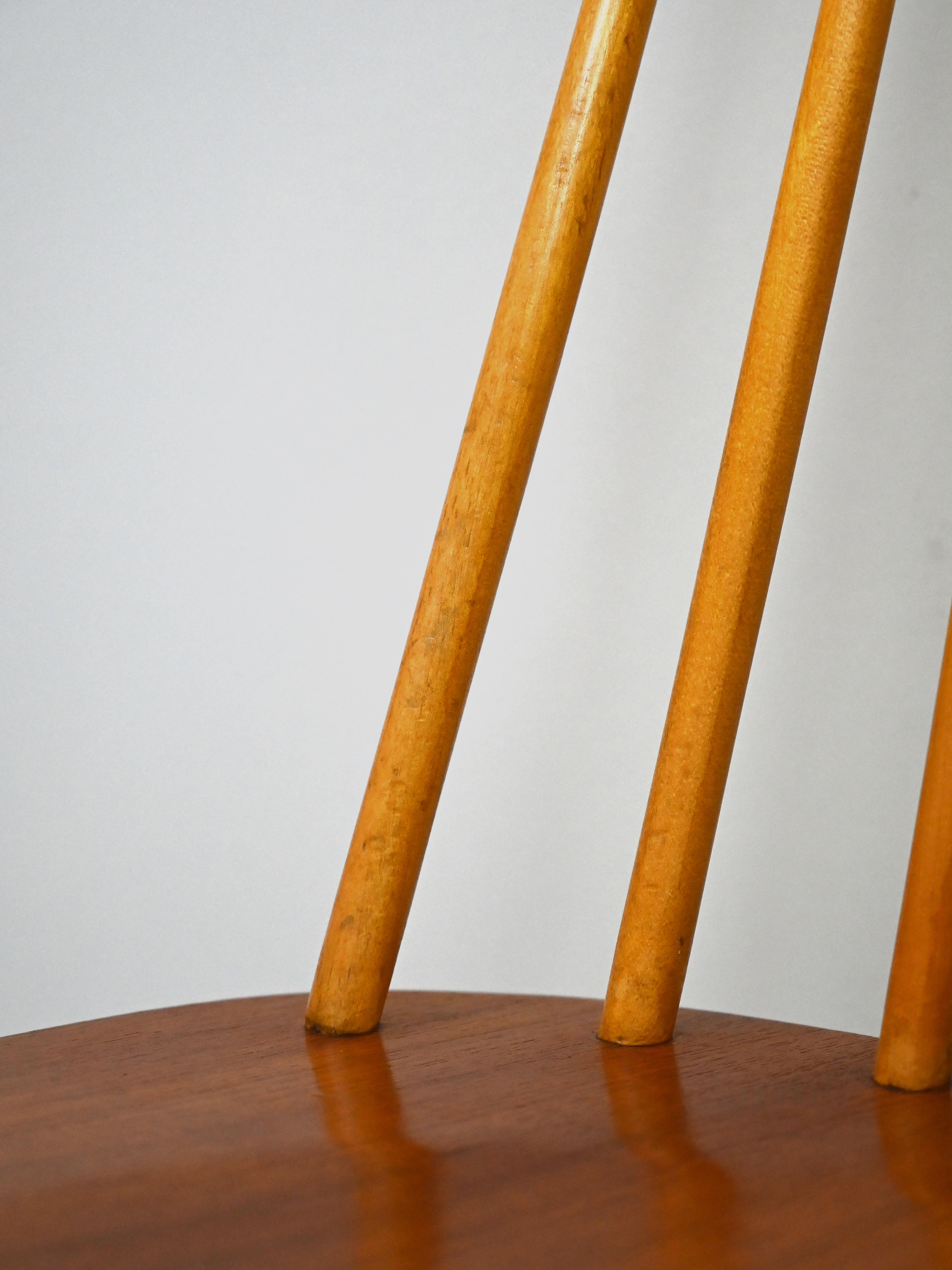 Mid-20th Century Set of Four 'Pinnstol' Chairs by Edsby Verken