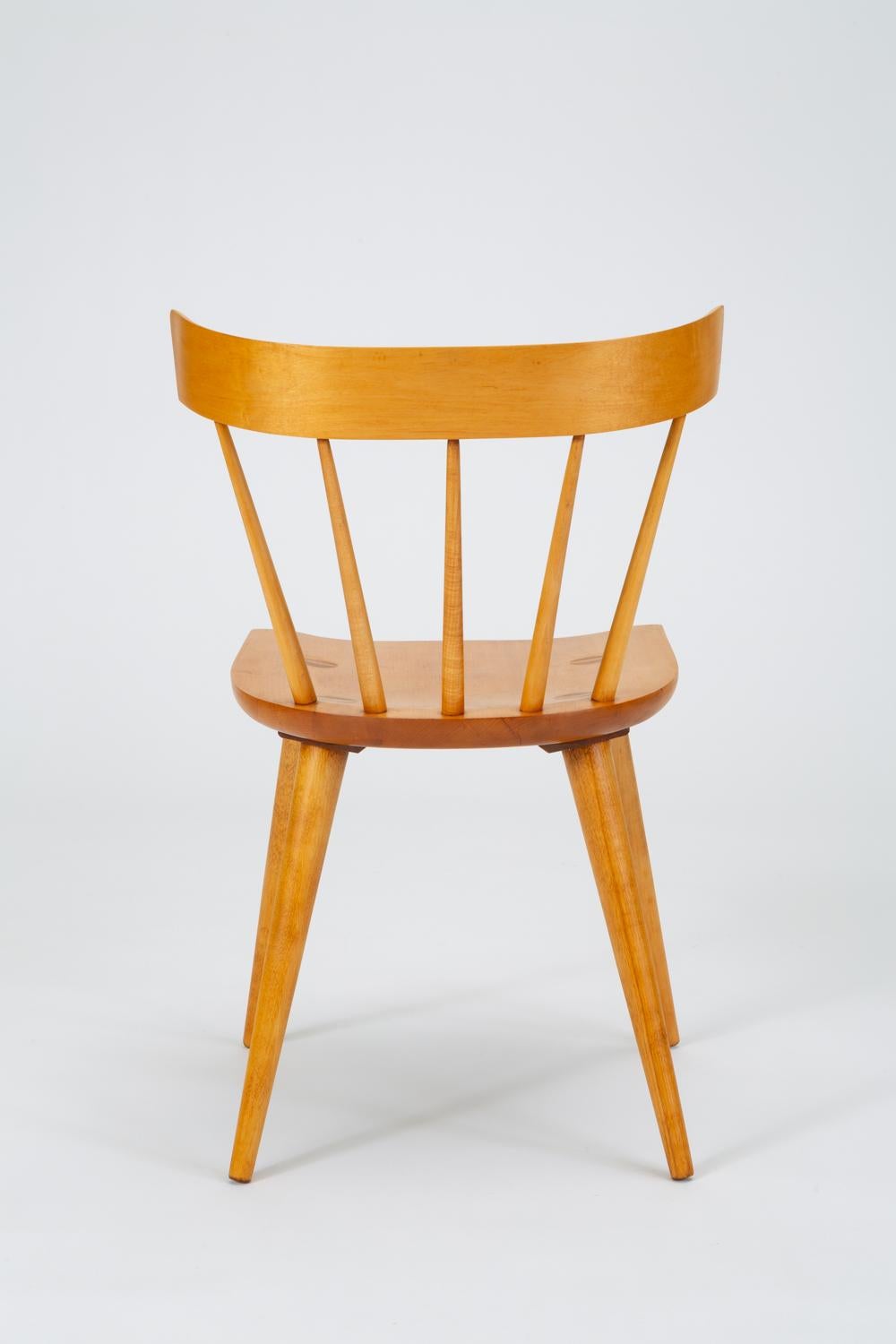Maple Set of Four Planner Group Chairs by Paul McCobb