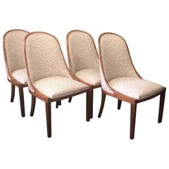 Set of Four "Plante" Dining Chairs by Dessin Fournir