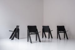 Set of Four ‘Poeta’ Dining Chairs by Gigi Sabadin for Stilwood, Italy, 1970s